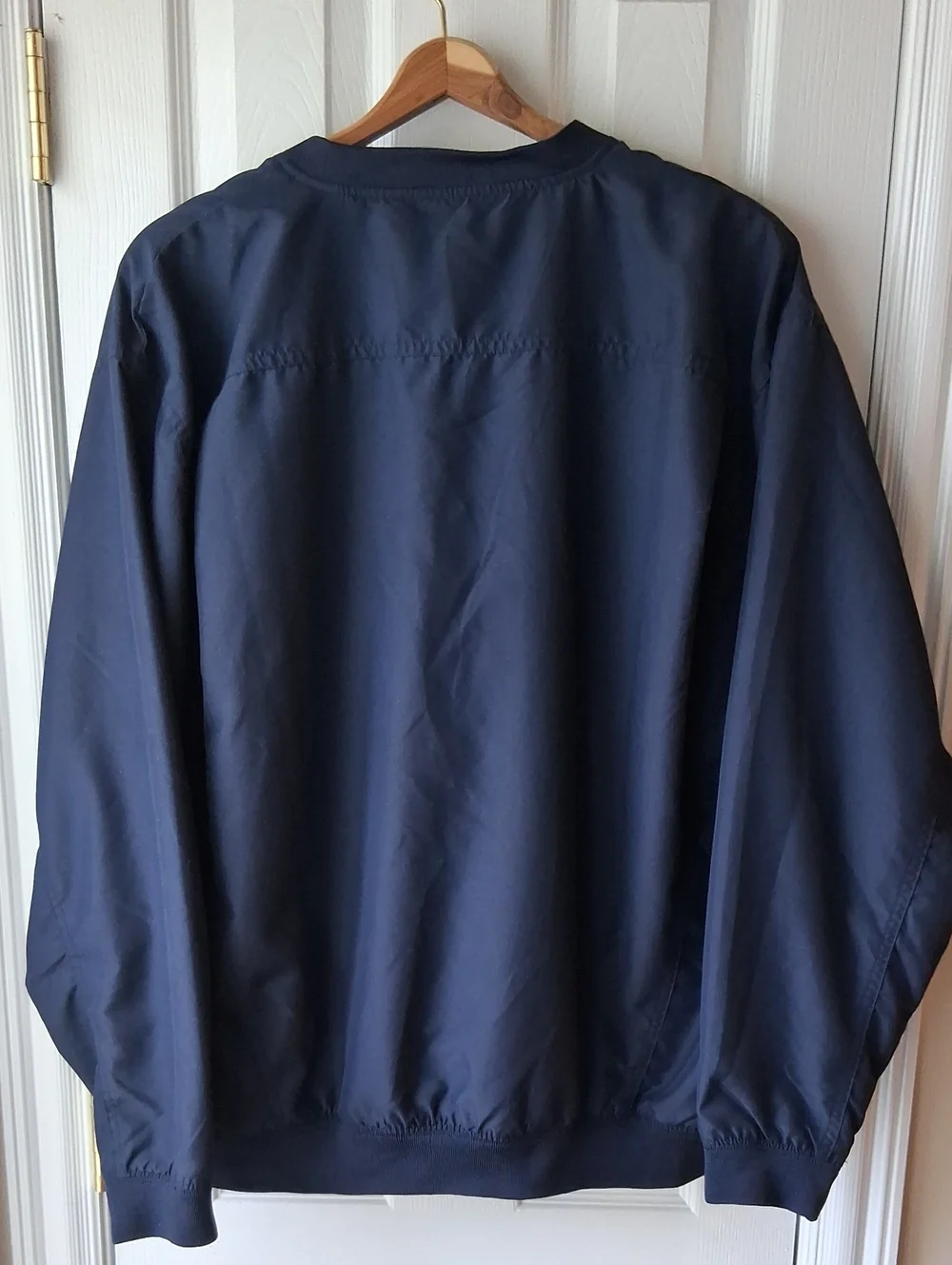 Pebble Beach Classic Men's Navy V-Neck Pullover Windbreaker